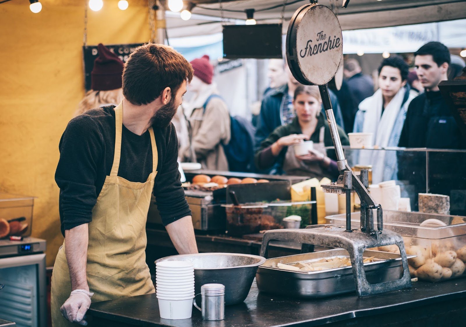 Chef Serve Delicious Foods at FAM Fest